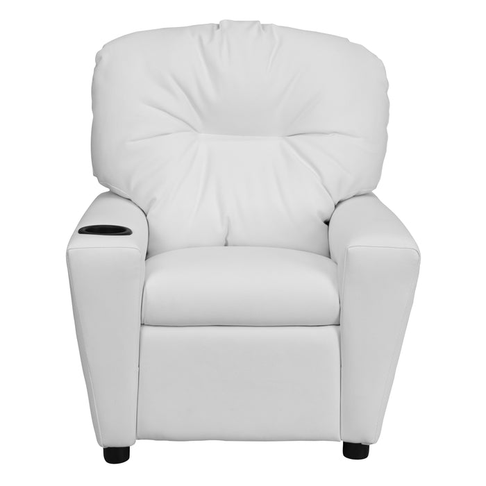 Contemporary Kids Recliner with Cup Holder