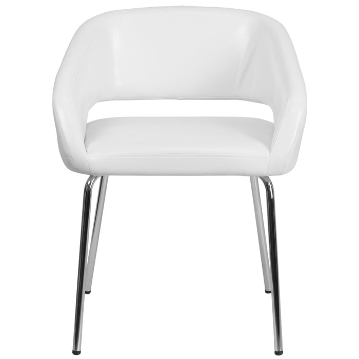 Contemporary LeatherSoft Side Reception Chair