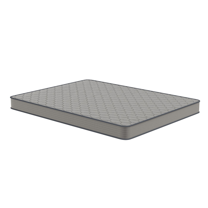 Asteria Premium 6" Firm Hybrid Innerspring Mattress in a Box with Knitted Fabric Top and CertiPUR-US Certified Foam