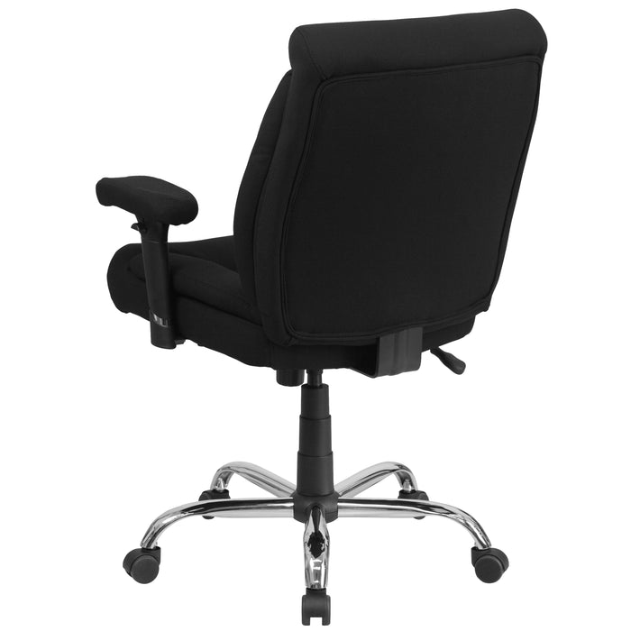 400 lb. Big & Tall Mid-Back Deep Tufted Ergonomic Task Office Chair & Arms