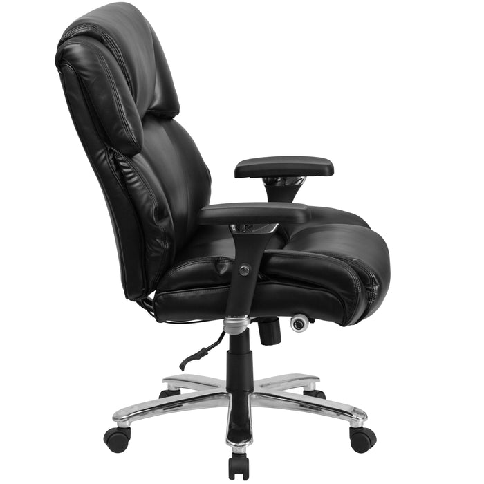 24/7 400 lb. Big & Tall High Back Tufted Lumbar Knob Ergonomic Office Chair