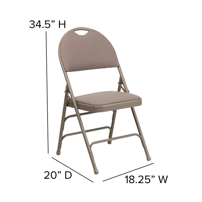 4 Pack Home & Office Easy-Carry Party Events Padded Folding Chair