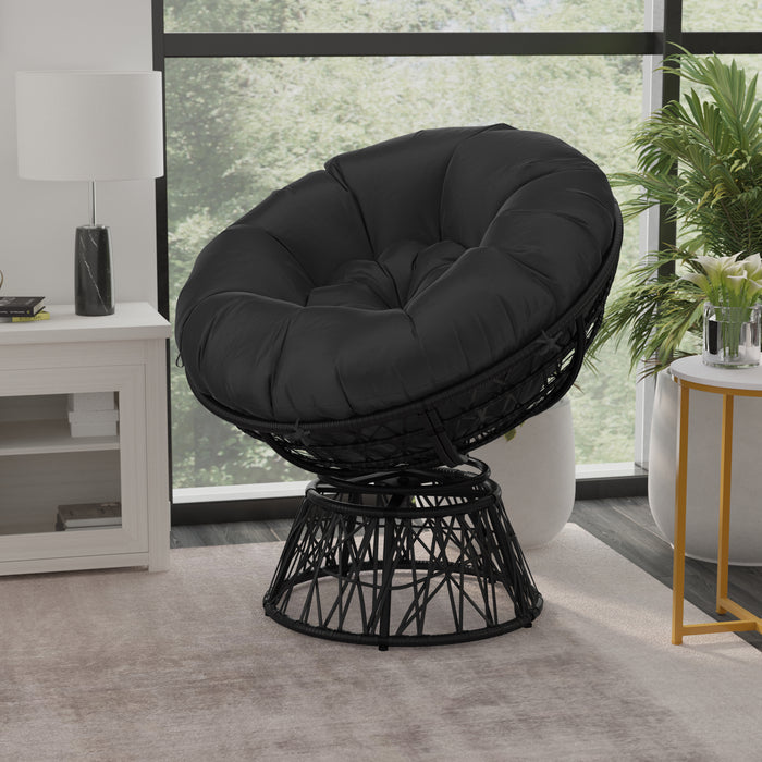 Swivel Patio Chair with Cushion