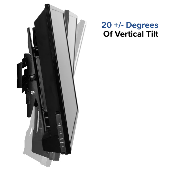 32"-84" Tilt TV Wall Mount with Built-In Level-Magnetic Quick Release Pendants