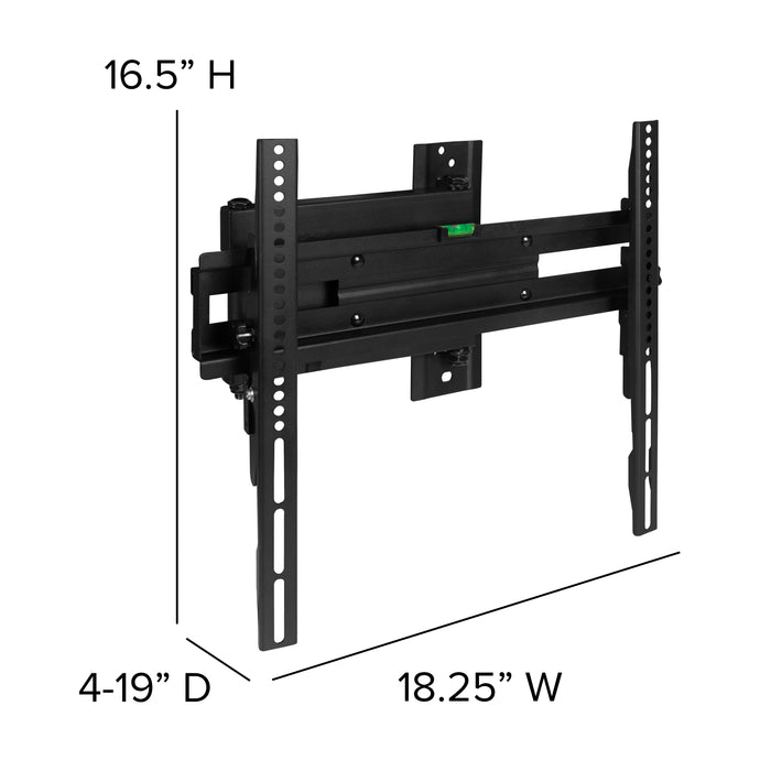 Full Motion TV Wall Mount-32"-55", 40"-84" TV-Built in Level-Quick Release Cords