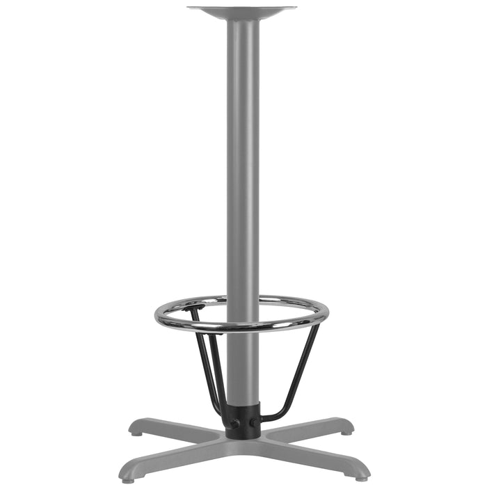 Bar Height Table Base Foot Ring with 3.25'' Column Ring - 16'' Diameter