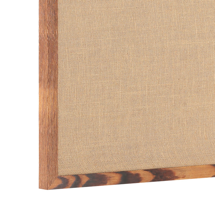 Mattie Wall Mount Linen Board with Wooden Push Pins