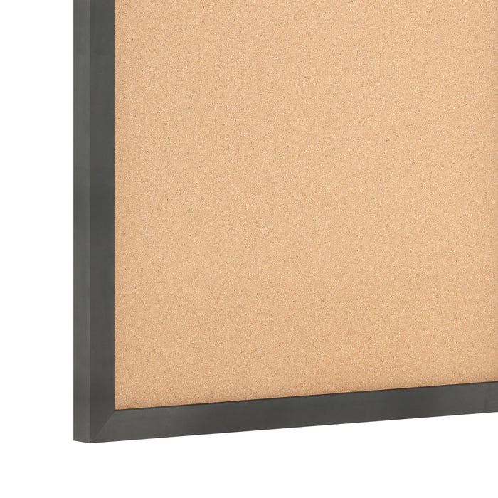 Mallory Wall Mount Cork Board with Wooden Push Pins