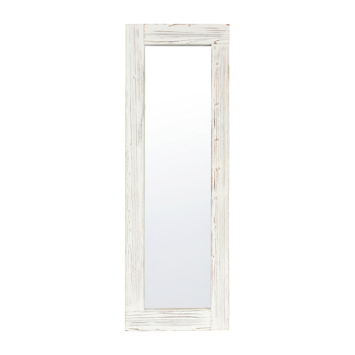 Gretel Rustic Solid Wood Full Length Floor Mirror, Wall Mounted or Wall Leaning
