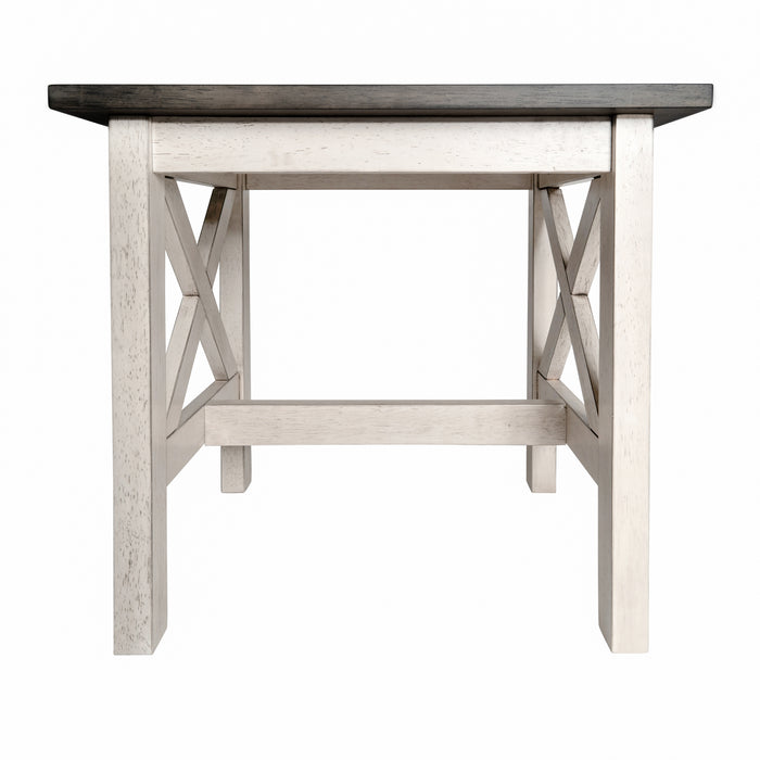 Mitchell Solid Wood Farmhouse Style End Table