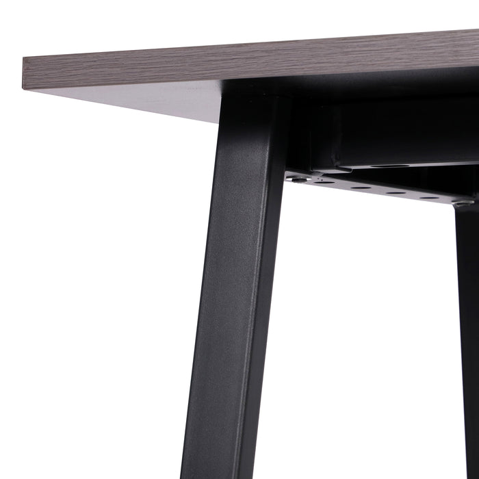 Remy 60x24 Dining or Gaming Table with Double Sided Laminate Table Top and Heavy Duty A-Frame Steel Base