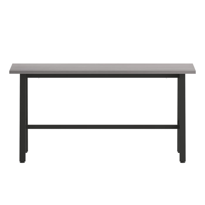 Remy 60x24 Dining or Gaming Table with Double Sided Laminate Table Top and Heavy Duty A-Frame Steel Base