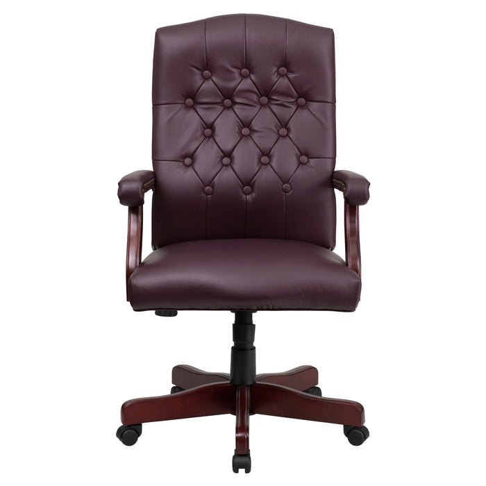 Martha Washington Executive Swivel Office Chair with Arms