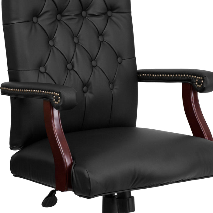 Martha Washington Executive Swivel Office Chair with Arms