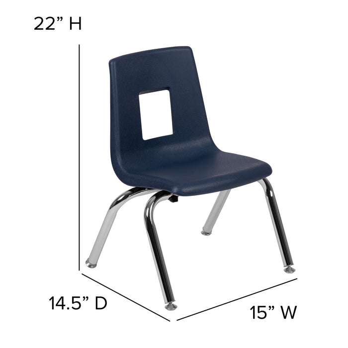 Student Stack School Chair - 12-inch