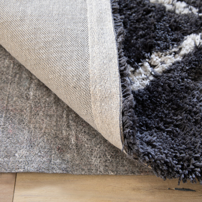 Non-Slip 1/4 Inch Thick Gray Multi-Surface Reversible Area Rug Pad
