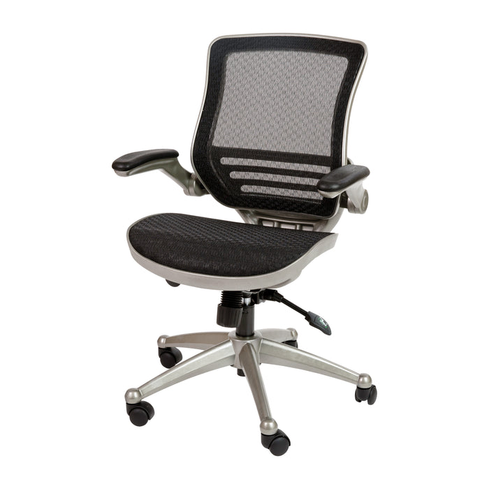 Transparent Computer Chair Transparent Back Desk Chair Rolling Chair Clear Office Chair With ...