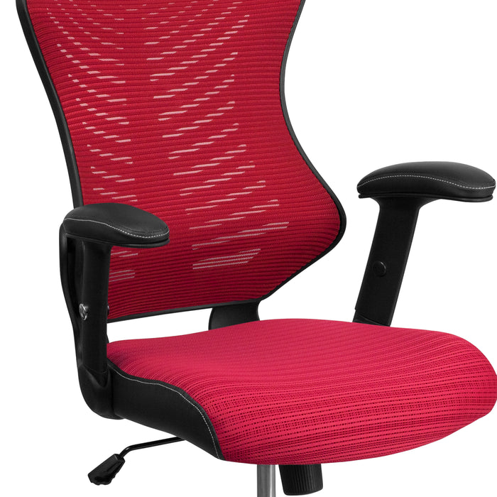High Back Designer Mesh Executive Ergonomic Office Chair w/ Adjustable Arms