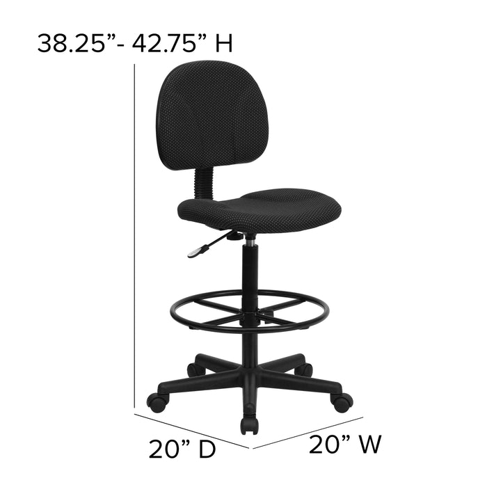 Two Cylinder Drafting Chair (Cylinders: 22.5"-27"H or 26"-30.5"H)