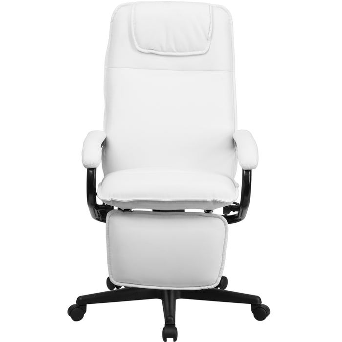 High Back LeatherSoft Executive Reclining Ergonomic Swivel Office Chair with Arms