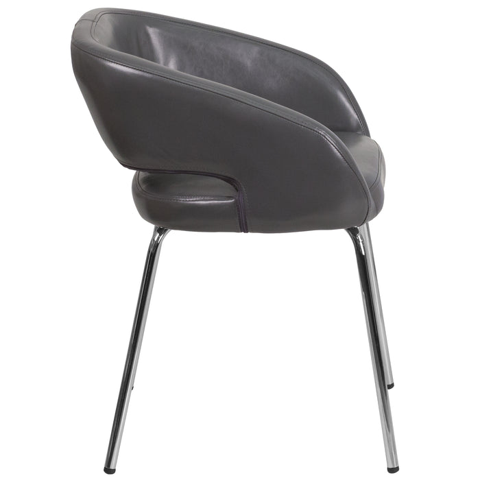 Contemporary LeatherSoft Side Reception Chair