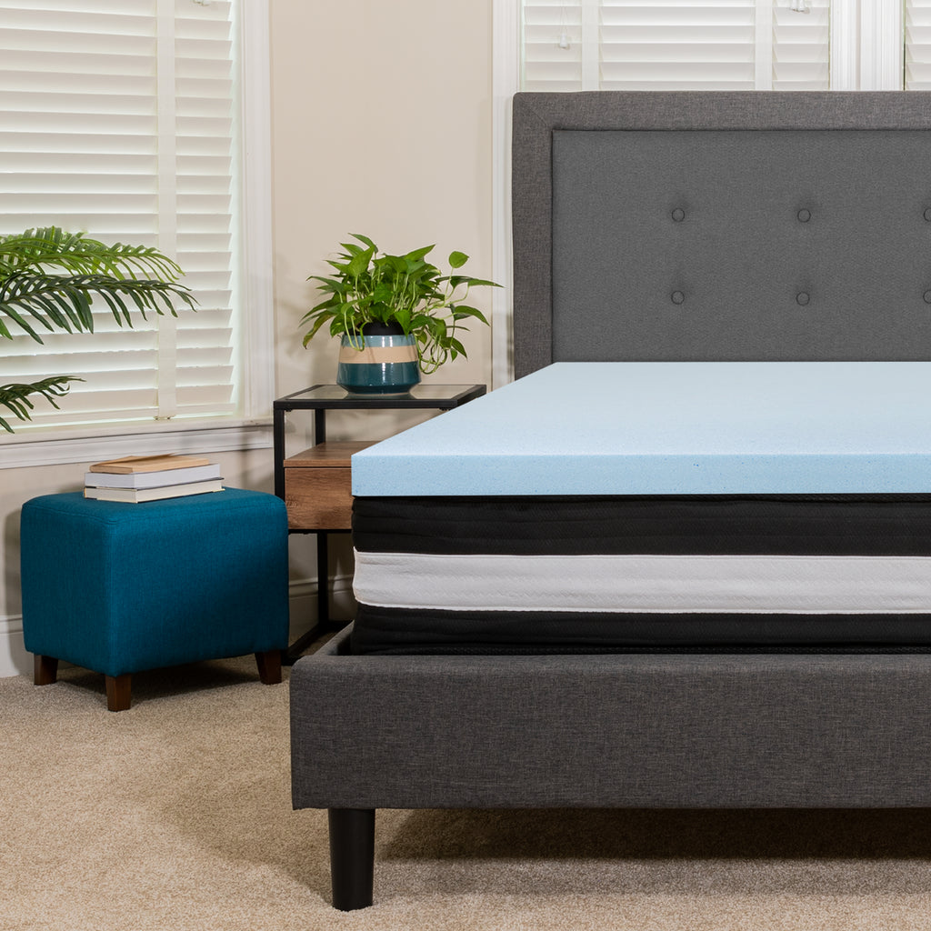 10" Mattress & 3" Gel Memory Foam Topper Bundle Set
