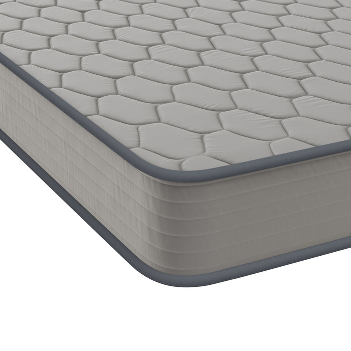 Asteria Premium 6" Firm Hybrid Innerspring Mattress in a Box with Knitted Fabric Top and CertiPUR-US Certified Foam