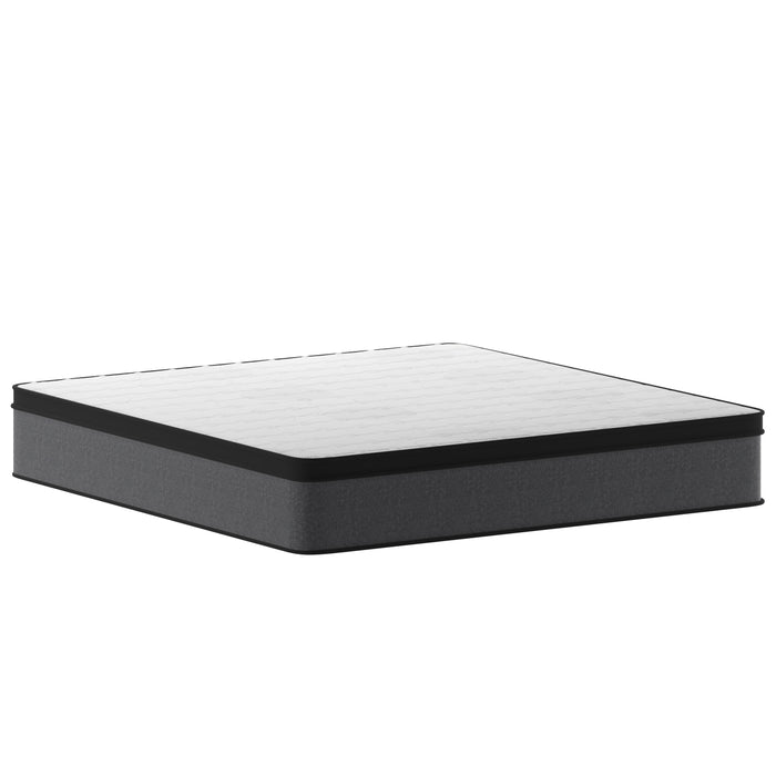 Asteria 13" Euro Top Hybrid Pocket Spring Mattress in a Box with CertiPUR-US Certified Foam for Supportive Pressure Relief