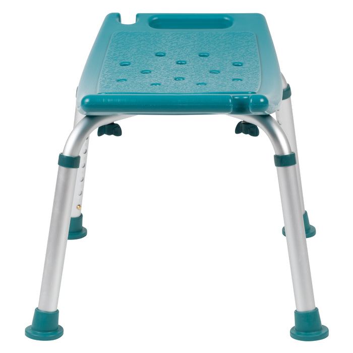 Tool-Free 300 Lb. Capacity, Adjustable Bath & Shower Chair w/ Non-slip Feet