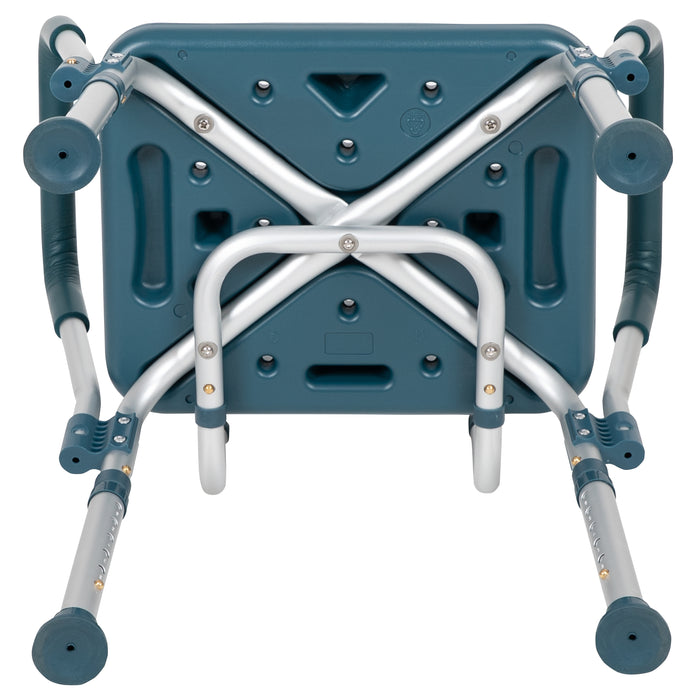 300 Lb. Capacity Quick Release Back & Arm Shower Chair