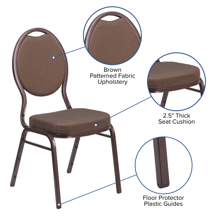 Teardrop Back Stacking Banquet Dining Chair — emma-and-oliver