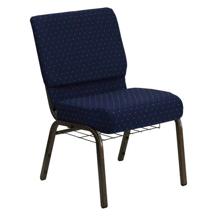 21"W Church/Reception Guest Chair with Communion Cup Book Rack