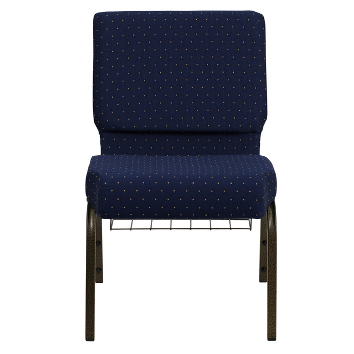 21"W Church/Reception Guest Chair with Communion Cup Book Rack