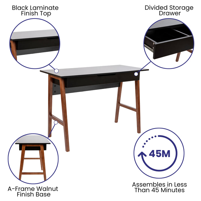 Home Office Writing Computer Desk with Drawer - Table Desk