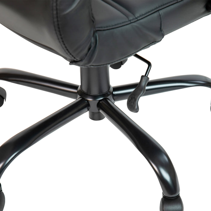 High Back Executive Swivel Office Chair with Metal Frame and Arms