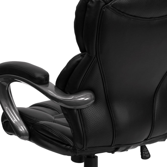 High Back Executive Swivel Ergonomic Office Chair with Accent Layered Seat/Back