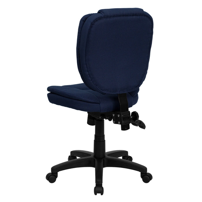 Mid-Back Multifunction Pillow Top Swivel Ergonomic Task Office Chair