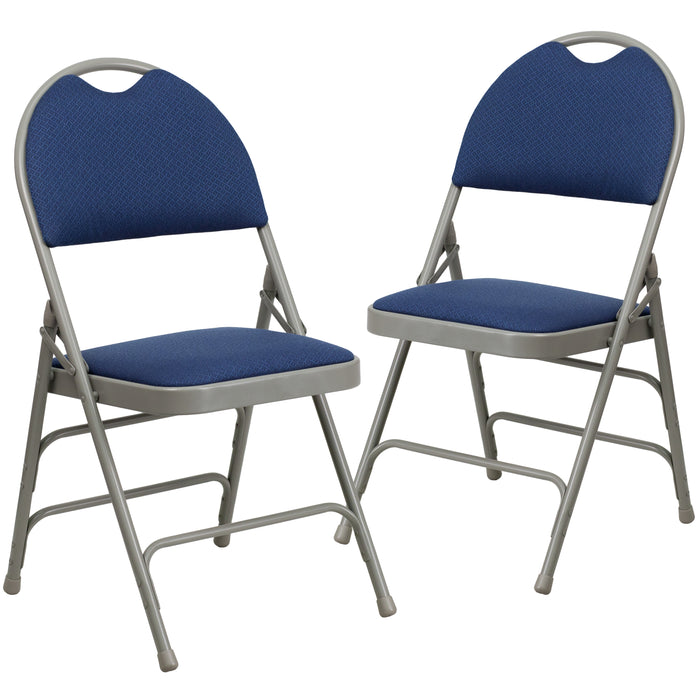 2 Pack Home & Office Easy-Carry Party Events Padded Folding Chair