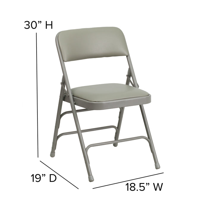4 Pack Home & Office Portable Party Events Padded Metal Folding Chair