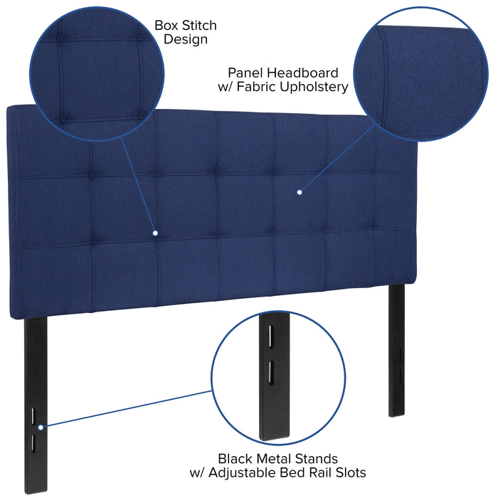 Quilted Tufted Upholstered Headboard
