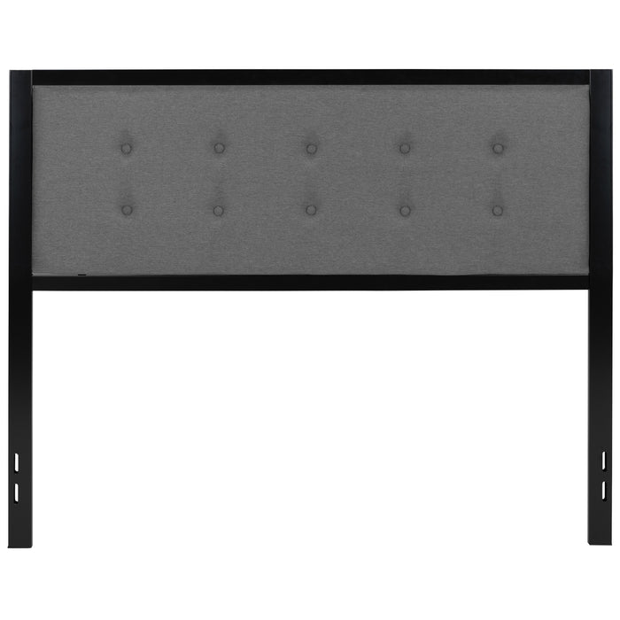 Upholstered Metal Panel Tufted Headboard - Modern Headboard