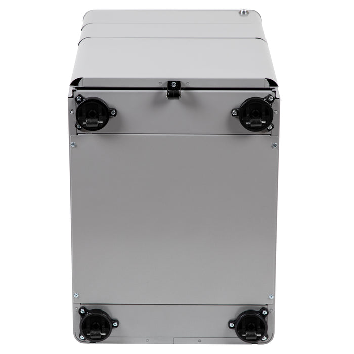 Modern 3-Drawer Mobile Locking Filing Cabinet Storage Organizer