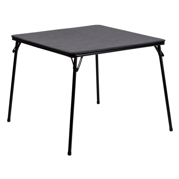 Foldable Card Table with Vinyl Table Top - Game Table - Portable Table