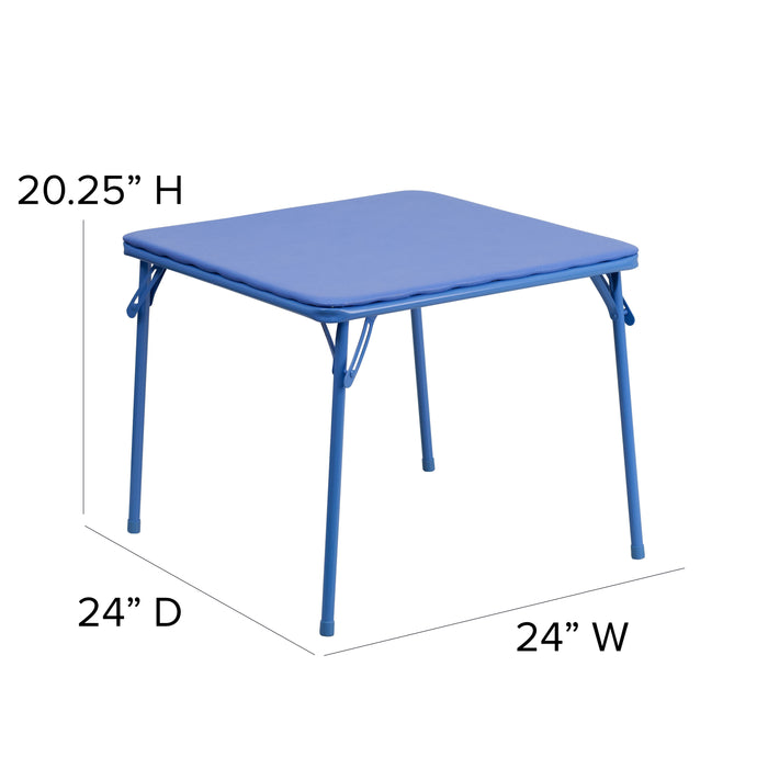 Kids 5 Piece Folding Table and Chair Set - Kids Activity Table Set