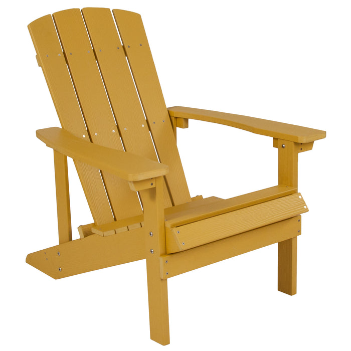All-Weather Poly Resin Wood Adirondack Chair