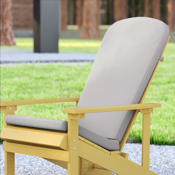 Hammond All-Weather Indoor and Outdoor Cushions for Adirondack Chairs and High Back Patio Chairs