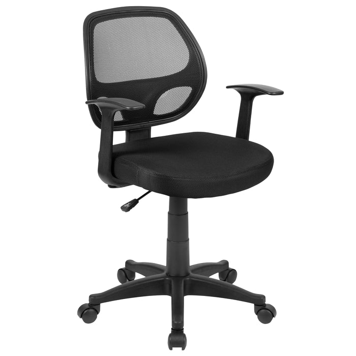 Mid-Back Mesh Swivel Task Office Chair with T-Arms