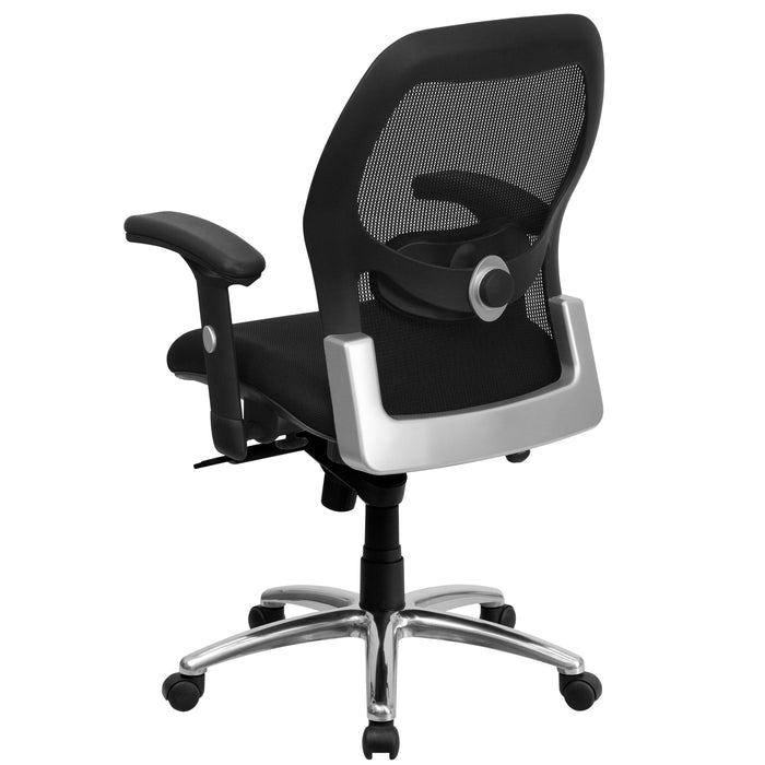 Mid-Back Super Mesh Executive Swivel Office Chair, Knee Tilt Control
