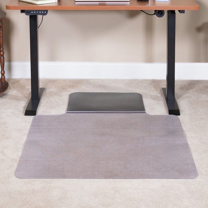 Ergonomic Standing Desk Mat: Cushioned Anti-Fatigue Office Floor