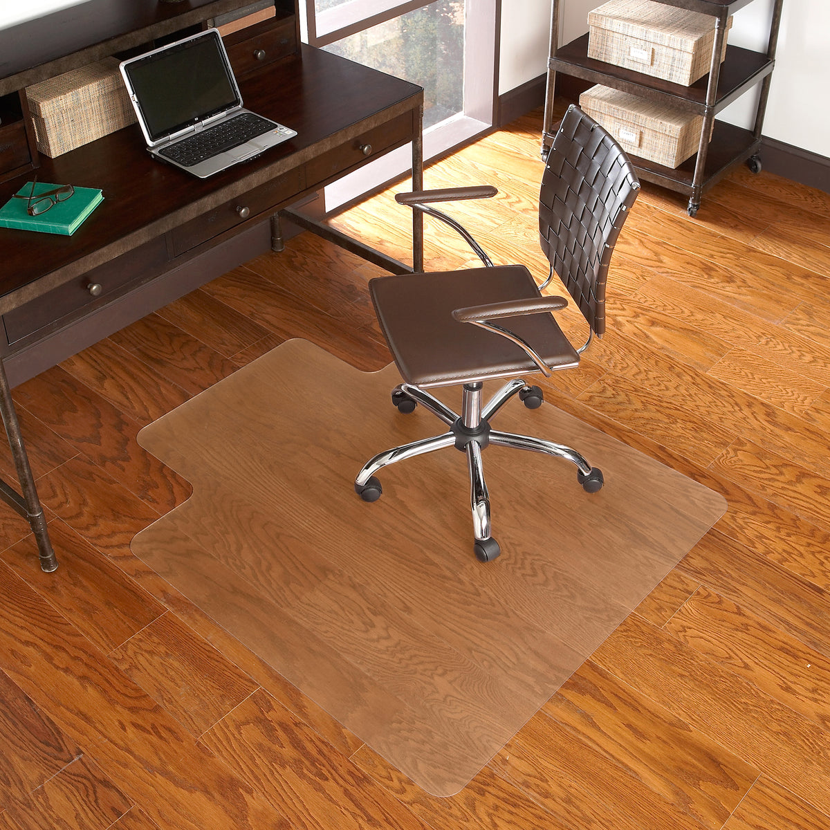 36'' x 48'' Hard Floor Chair Mat with Lip — emma-and-oliver